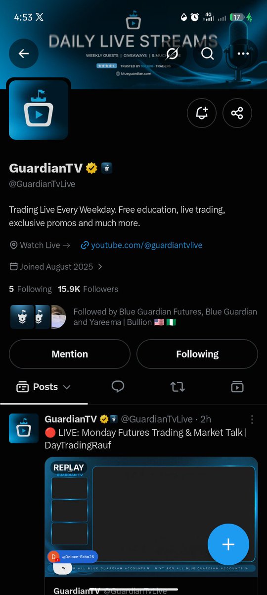 AteeqImam7's tweet photo. @yusam_fx @BlueGuardiancom @GuardianFutures @GuardianTvLive @Awelmo1 @Abubakariguri @Usmanfx__ @Mrkhameex @Asharafx https://t.co/6e2MHoyD8w