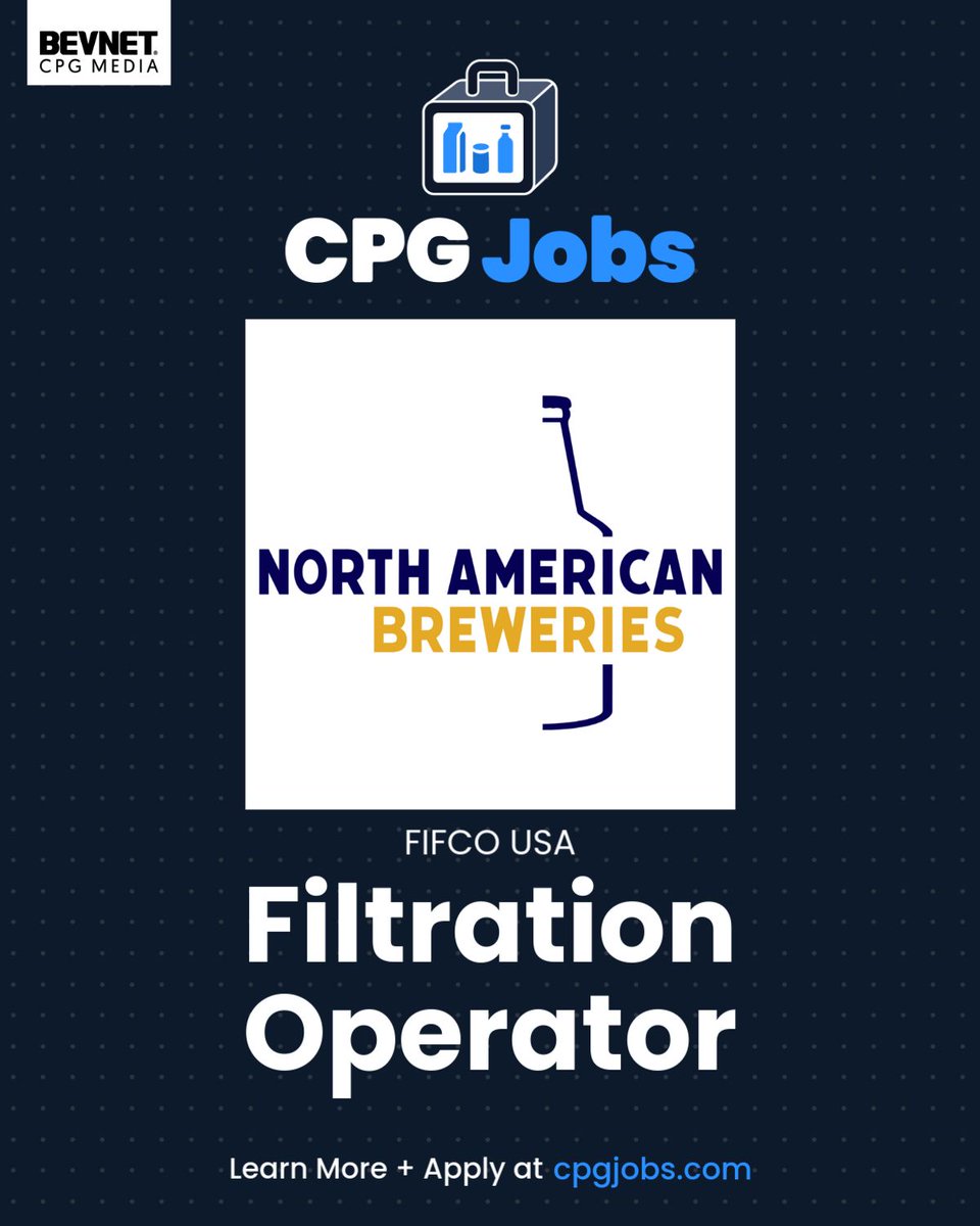 CpgJobs's tweet photo. FIFCO USA is hiring a Filtration Operator in Rochester, NY. The role involves assembling, monitoring, inspecting, and cleaning equipment. View the job: https://t.co/KduUzS6U8I https://t.co/14OayKJcDK