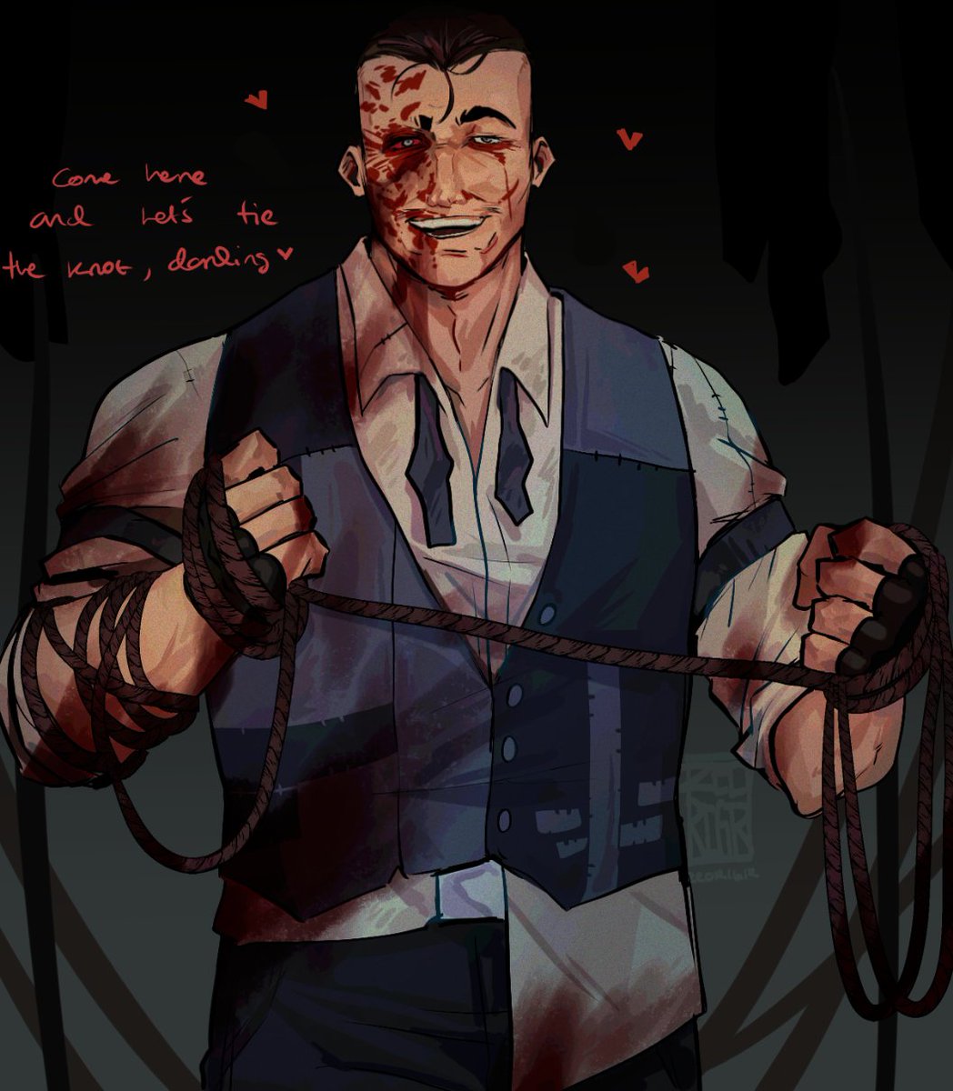 Zeorigir's tweet photo. let's tie the knot, darling🪢

#eddiegluskin #outlast https://t.co/NvNDeAFmp5