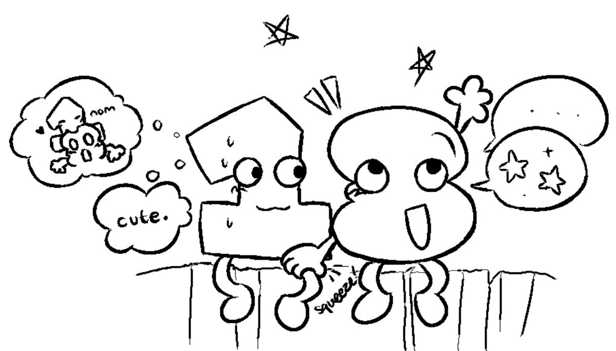 pleethrush's tweet photo. i may color it i may not but awww look at them stargazing

one’s mind is in a whole different place tho
#onethree https://t.co/4twIPSofvh