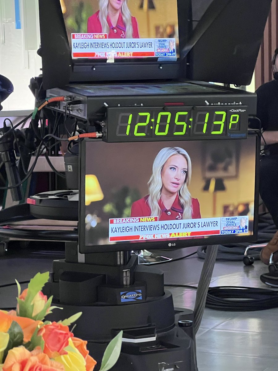 kayleighmcenany's tweet photo. 🚨 My interview with @EdPaltzik, the attorney for Michael - the holdout  juror - is airing now on @OutnumberedFNC @FoxNews https://t.co/zut7xzQvtT