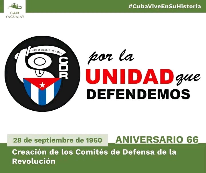 milian_mileydi's tweet photo. Feliz aniversario @cdr_cuba desde #Yaguajay #SanctiSpíritusEnMarcha @DeivyPrezMartn1 @AlexisLorente74 @ObraDe https://t.co/PeXzTEAeGp