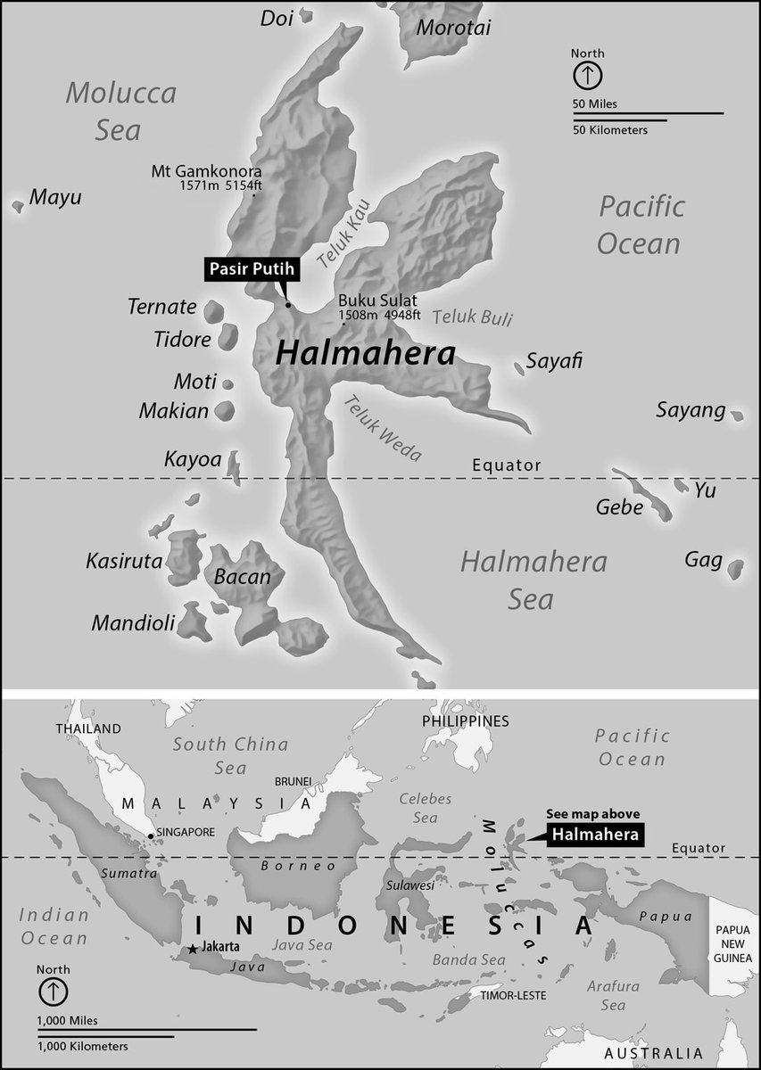MtnMapper's tweet photo. A little map I made this morning for a friend writing a book. It uses the Mercator projection—a valid choice for this region straddling the equator. https://t.co/VaI1dZjFNL