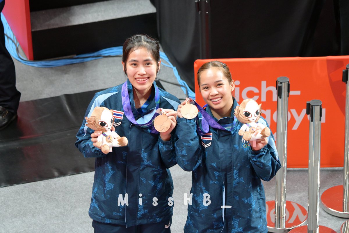 MissHB_'s tweet photo. 🥉🇹🇭 THAILAND Women's Doubles

SAWETTABUT Suthasini 
PARANANG Orawan

วันนี้จะเป็นวันที่สวยงาม และภาคภูมิใจในความทรงจำของน้องๆอีกวันแน่นอนน ยินดีกับน้องๆทั้งสองคนอีกรอบด้วยนะคะ วันนี้ได้เห็นธงชาติไทยในสนามปิงปองของเอเชียนเกมส์แล้ว แอบตื่นเต้นและก็ดีใจไปด้วยเลยย น้องๆเก่งมาก 👏🏻💪🏻

#เอเชียนเกมส์2026 #Asiangames2026