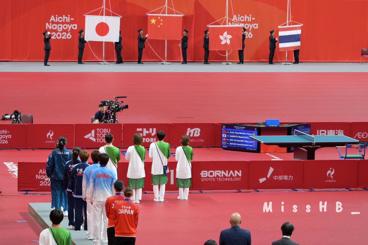 MissHB_'s tweet photo. 🥉🇹🇭 THAILAND Women's Doubles

SAWETTABUT Suthasini 
PARANANG Orawan

วันนี้จะเป็นวันที่สวยงาม และภาคภูมิใจในความทรงจำของน้องๆอีกวันแน่นอนน ยินดีกับน้องๆทั้งสองคนอีกรอบด้วยนะคะ วันนี้ได้เห็นธงชาติไทยในสนามปิงปองของเอเชียนเกมส์แล้ว แอบตื่นเต้นและก็ดีใจไปด้วยเลยย น้องๆเก่งมาก 👏🏻💪🏻

#เอเชียนเกมส์2026 #Asiangames2026