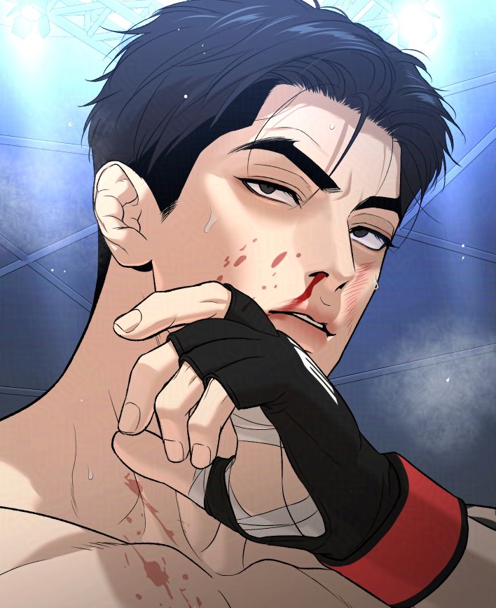 Tefy242's tweet photo. Now that they’re a couple… every time JK gets hit, he’ll probably be happy because… whenever he gets hit in the face, Kim Dan will hold his cheeks and keep giving him little kisses to heal him with love 🥹♥️♥️♥️♥️ https://t.co/R90k2GbDrr