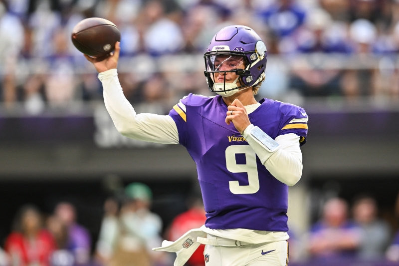 SleeperNFL's tweet photo. BREAKING - The Vikings are sending QB J.J. McCarthy to the Giants for a 2027 fifth-round pick, per @TomPelissero https://t.co/kZRcH2lYFf