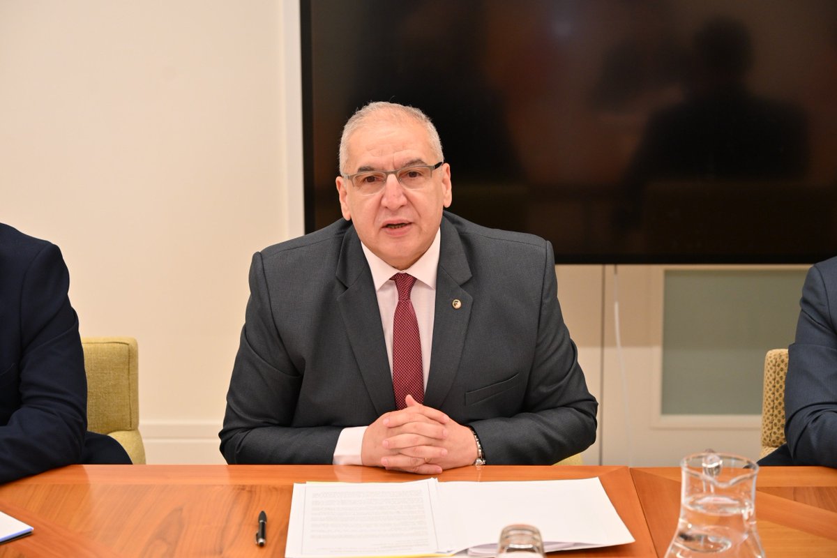 Algeria_MFA's tweet photo. ترأّس الأمين العام لوزارة الشؤون الخارجية، السيد لوناس مقرمان، اليوم الاثنين 28 سبتمبر، بالعاصمة الإسبانية مدريد، مناصفة مع نظيره الإسباني، كاتب الدولة للشؤون الخارجية والدولية، السيد دييغو مارتيناز بيليو، أشغال دورة المشاورات السياسية الجزائرية-الاسبانية. @SpainMFA https://t.co/8PbmNyNBPq
