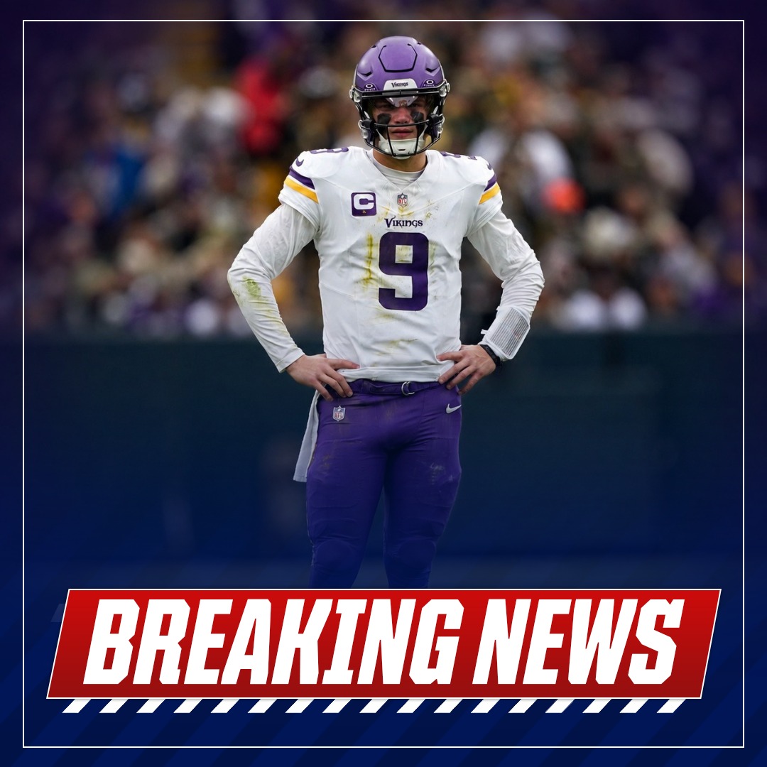 MySportsUpdate's tweet photo. BREAKING: The #Vikings are trading QB JJ McCarthy to the #Giants for a 5th-round pick, per @JayGlazer. https://t.co/p9yJ5BI5ev