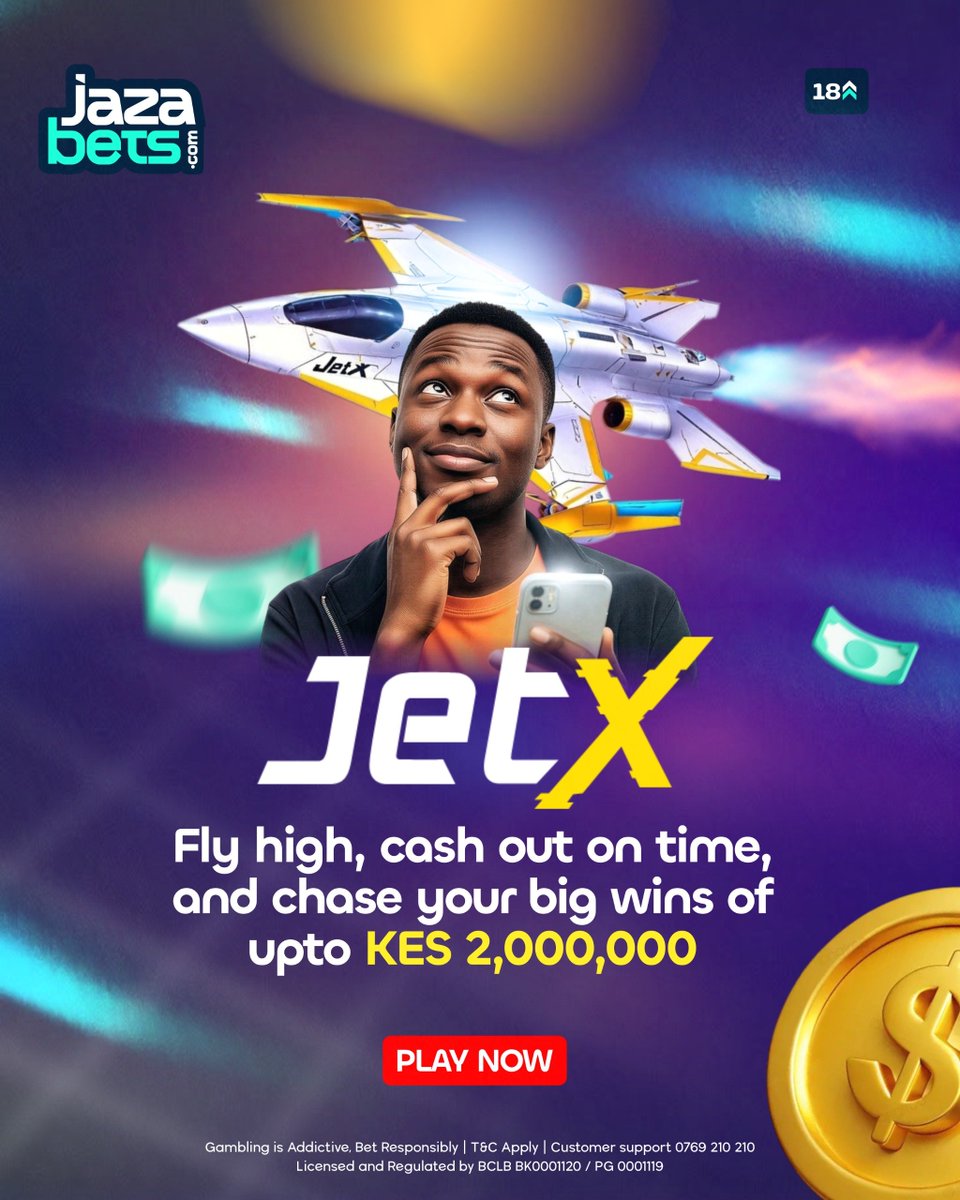 jazabets's tweet photo. Omoka virahisi! Mamili zinaland non-stop na JetX!

Ingia https://t.co/yuystjpbei, stake as low as 10 bob na ushinde mamili kila dakika

Kumbuka kudondoka mapema before JetX i-explode

Deposits ni instant na withdrawals ni unlimited only at https://t.co/ktDJhujwoY

🔞 Cheza Responsibly

#Jazabets #OmokaNaJetx #Jetx