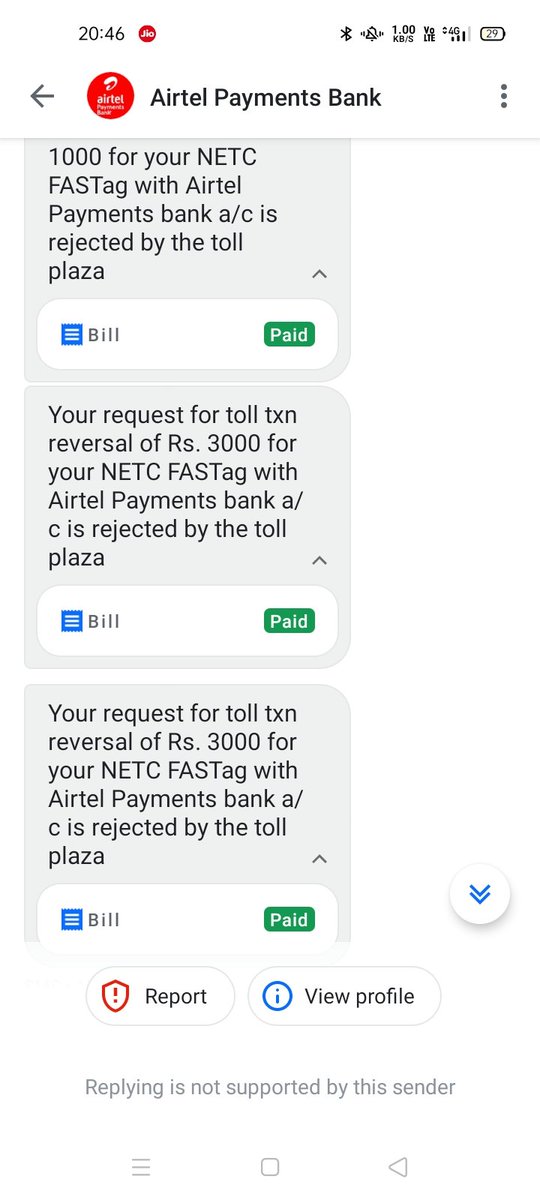 Akshaydeorkpie's tweet photo. @airtelindia @Airtel_Presence @AirtelPaymentsBank For the past 2 months, I am facing financial harassment and fraud due to a fake chargeback shown on my account. My Ticket No is 9790178567037-2 and RBI Complaint No is N202627013014066. Resolve this immediately @Rbi #Rbiobasman https://t.co/yCMPaVWFNh