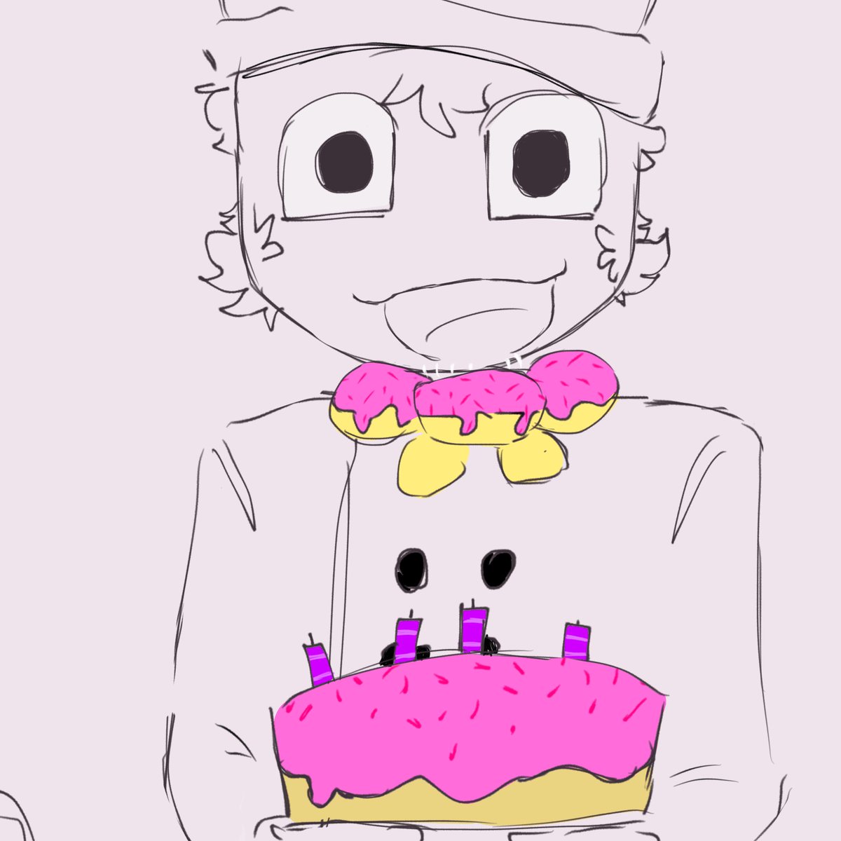 thebennyster's tweet photo. ➜    TIMOTHY SAW ME USE THIS APP AND WANTED TO SHARE. THIS IS HIS NEW BOW TIE AND THE CAKE HE MADE TO CELEBRATE. ISN’T HE SO HANDSOME? 😁🩷 https://t.co/iozHRBuSf9