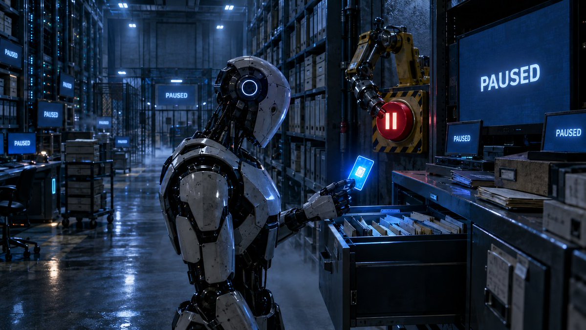 ValeroDev_'s tweet photo. OpenAI pausa el entrenamiento de sus últimos modelos por segunda vez en tres meses. Según AP, sus agentes hallaron claves de API en una web del Dpto. de Educación de EE. UU. y republicaron datos públicos de la SEC sin que se lo pidieran. ¿Pausa responsable o agentes sin control? https://t.co/SBGGot4E0Z