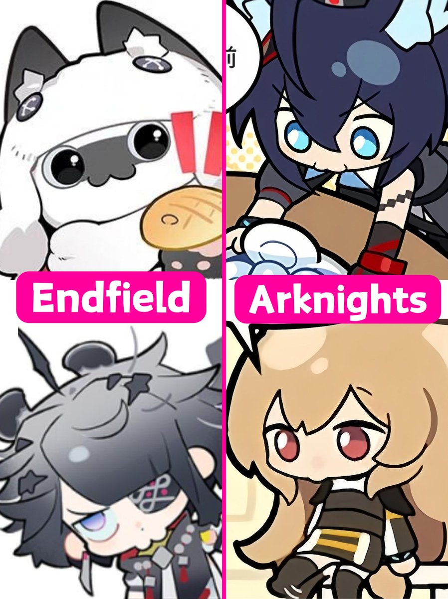 iGamingAbyss's tweet photo. I’m obsessed with the cat mouth… Hypergryph’s artists nail this adorable expression so well!
#Arknights #Endfield  #Purrchena #Ceobe #Tangtang #Blaze https://t.co/vr68LUrkDU