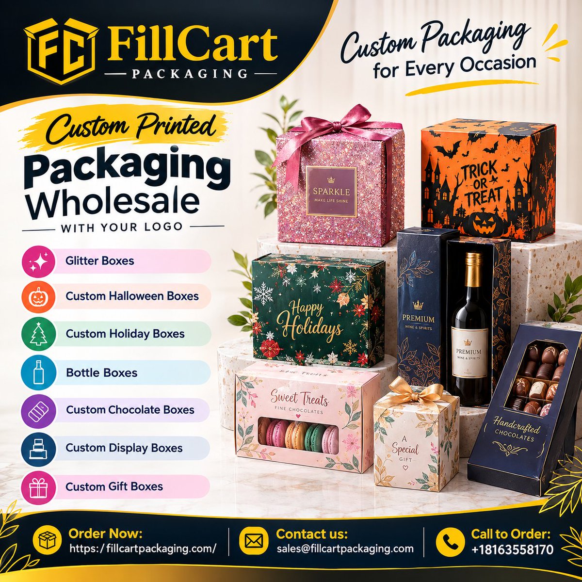 FCPackagingUS's tweet photo. Upgrade packaging with custom printed boxes that showcase your brand beautifully everywhere.
Order now: https://t.co/ZfBr03tf0Q
#PackagingUSA #FillCartPackagingUSA #FillCartPackaging #Packaging #PackagingBox #Printing #PrintingBoxes #PrintingUSA #FillCartPrinting #sales #USA https://t.co/mp36X2qOdB