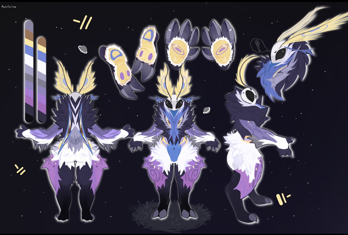 Panyl0pe's tweet photo. moth 
#refsheet #furryㅤㅤ https://t.co/m1YcTihPoi
