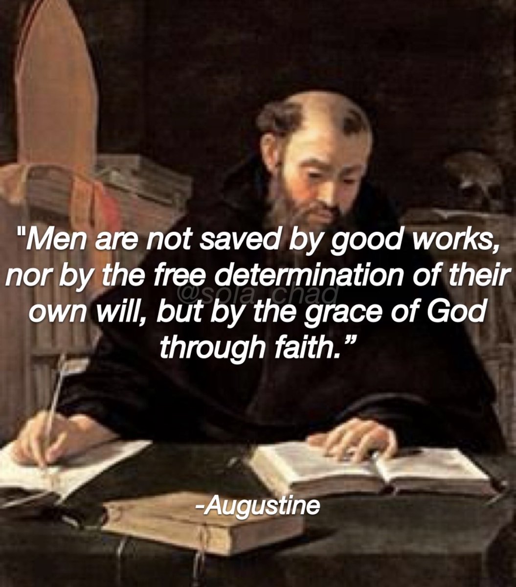 sola_chad's tweet photo. Augustine taught Sola Fide https://t.co/0TWxUOXcMx
