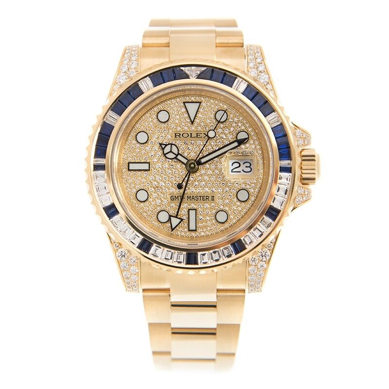 IMWDb_'s tweet photo. The gem-set @ROLEX GMT-Master II in Drake's Marvin's Room video also appears on the Take Care cover. The OVO-engraved 116758SANR later surfaced with a vintage dealer, a sale covered by British GQ. https://t.co/yjqniNHXrv