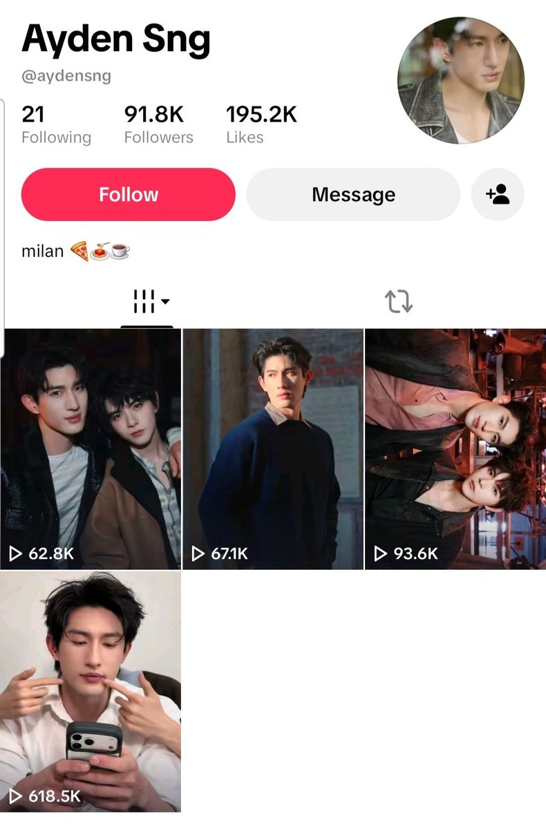 Lanay5yu's tweet photo. Please follow Ayden Sng's TikTok account if you haven't done so yet.
#aylio #aydensng https://t.co/8Qc2cJmAj7