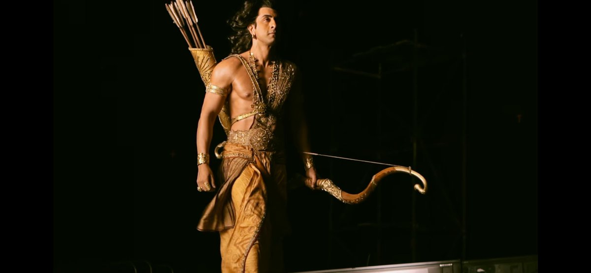 FilmiPrem's tweet photo. Mah fav shot from #Ramayana BTS ❤️ https://t.co/1Car4cSUJQ