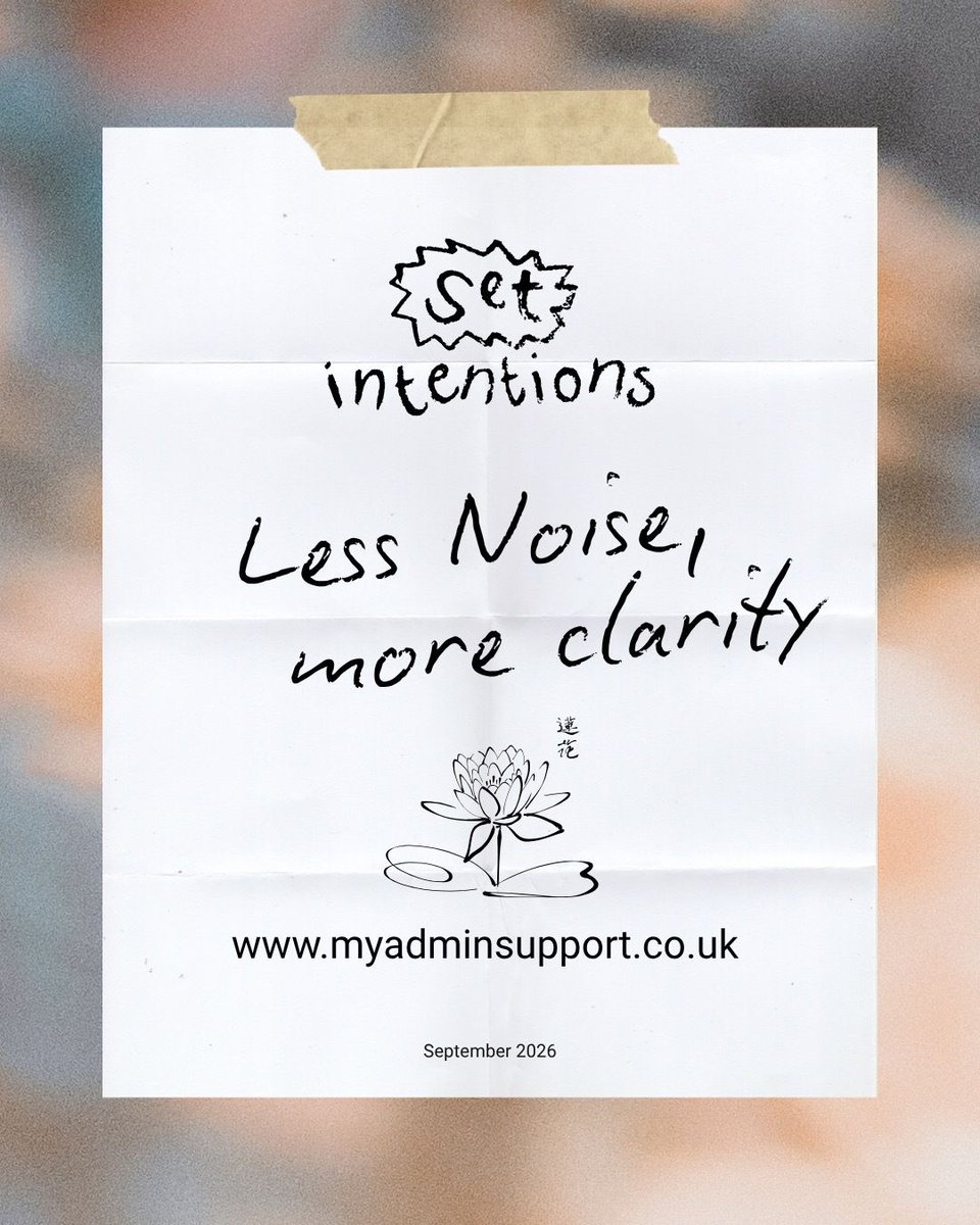 SarahGagin's tweet photo. A quieter mind. A clearer path. 🤍
#myadminsupport #septemberintentions #lessnoise #moreclarity #mindset https://t.co/Hx1weFQ9af