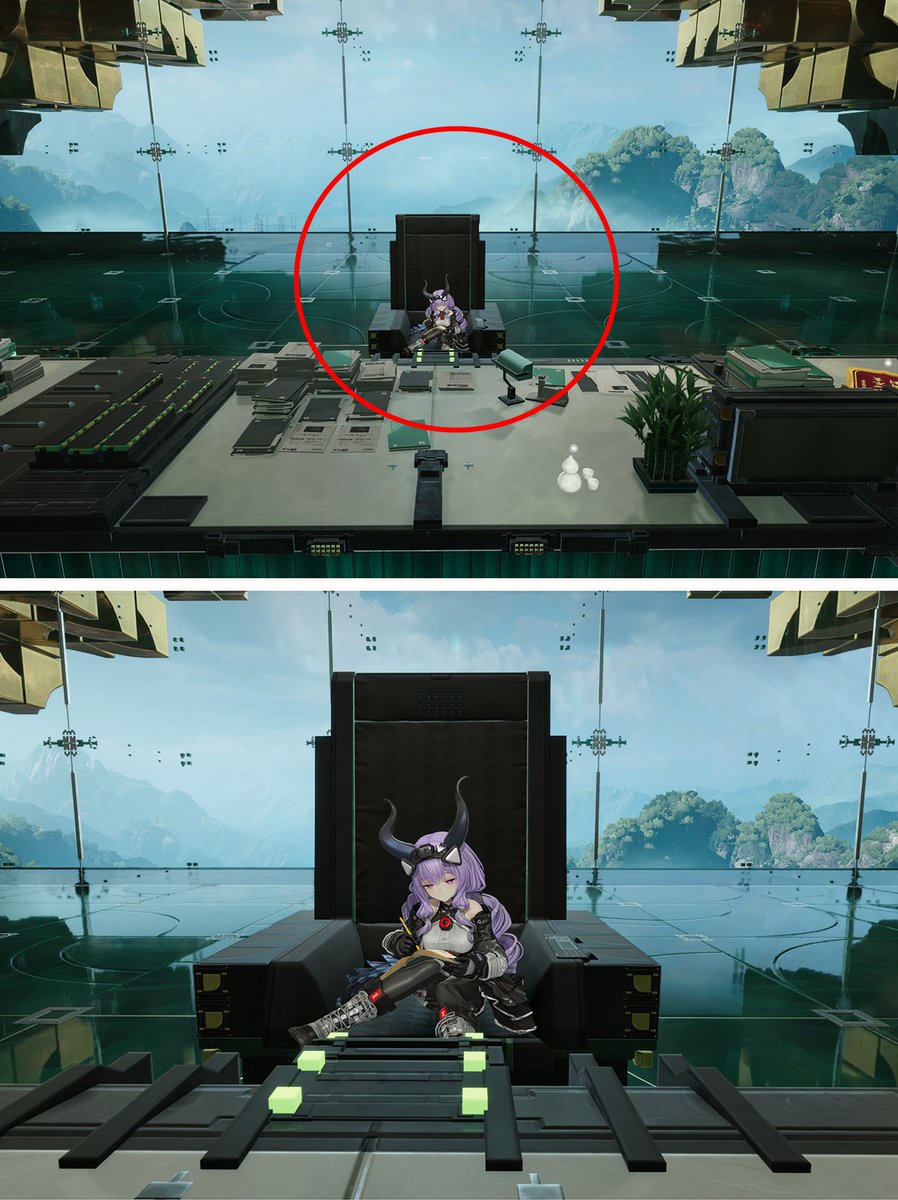 AnimeGamerTakes's tweet photo. Typhoeus looks like a little kid in Zhuang Fangyi's office — isn't the desk a bit too big?
#Typhoeus #ArknightsEndfield #Endfield #エンドフィールド #명일방주엔드필드 https://t.co/jZ5R76UfSX
