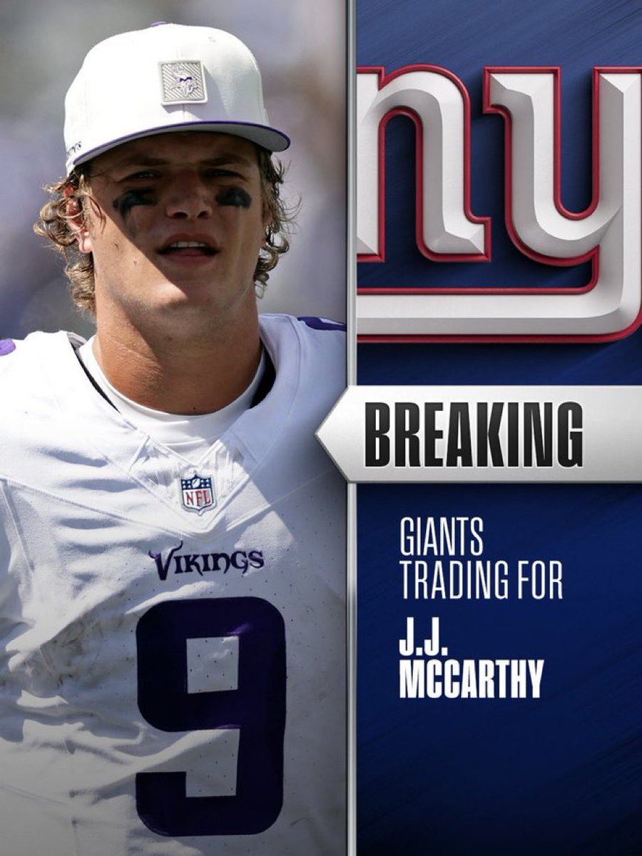 AdamSchefter's tweet photo. New York’s newest QB: https://t.co/CAfdfFCroW
