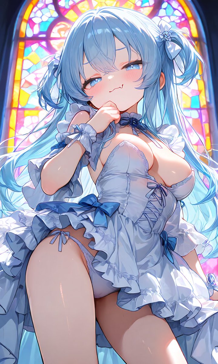 frozen_alice_'s tweet photo. 深夜だから少しだけサービス🩵
えっちな目線多くてドキドキ🩵 https://t.co/UJvXEba9sD