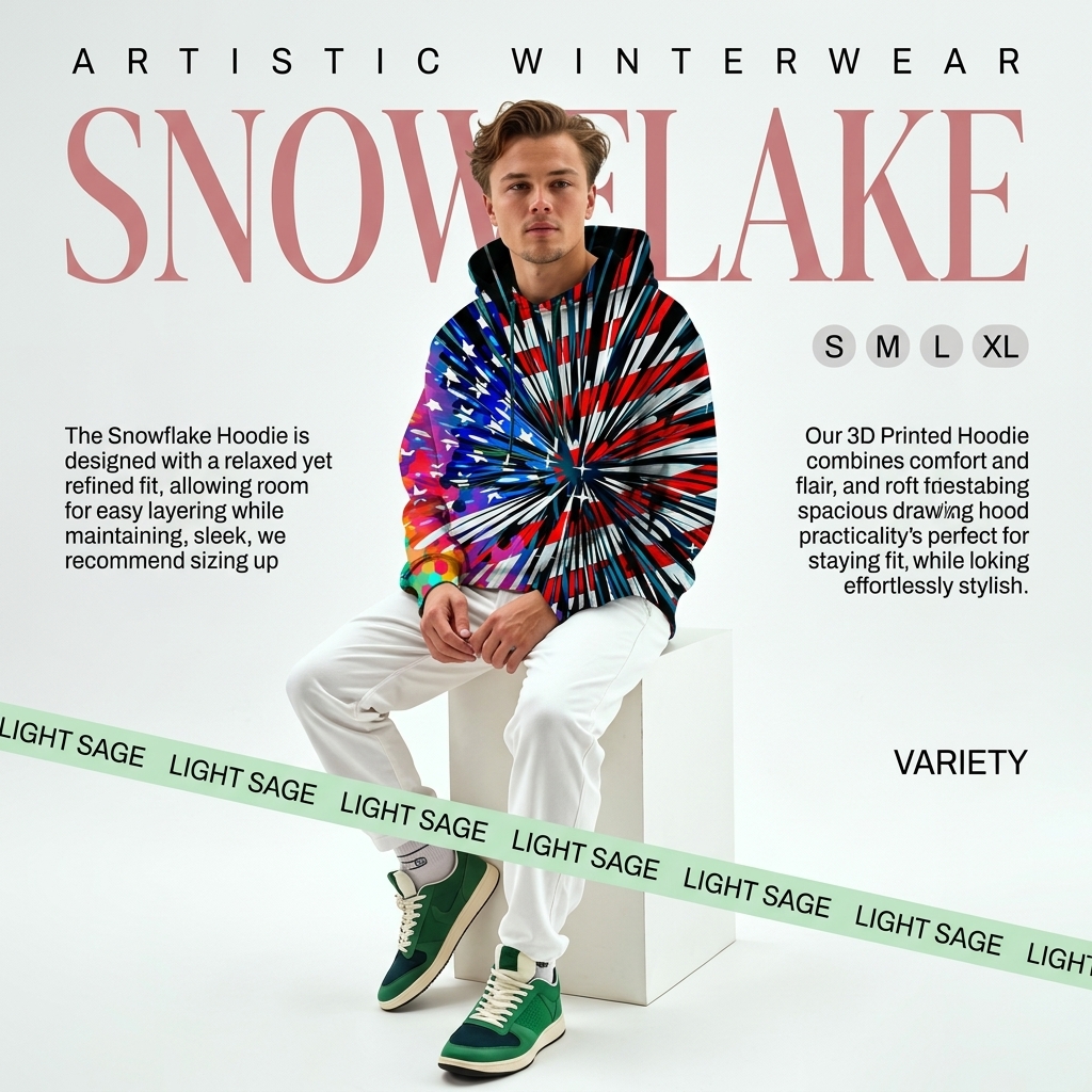 gracejetter5's tweet photo. Elevate your streetwear game with our stunning 3D Snowflake Printed Hooded Sweatshirt, ideal for both men and women. https://t.co/mYi7plI04G https://t.co/mdD6tAEiBu