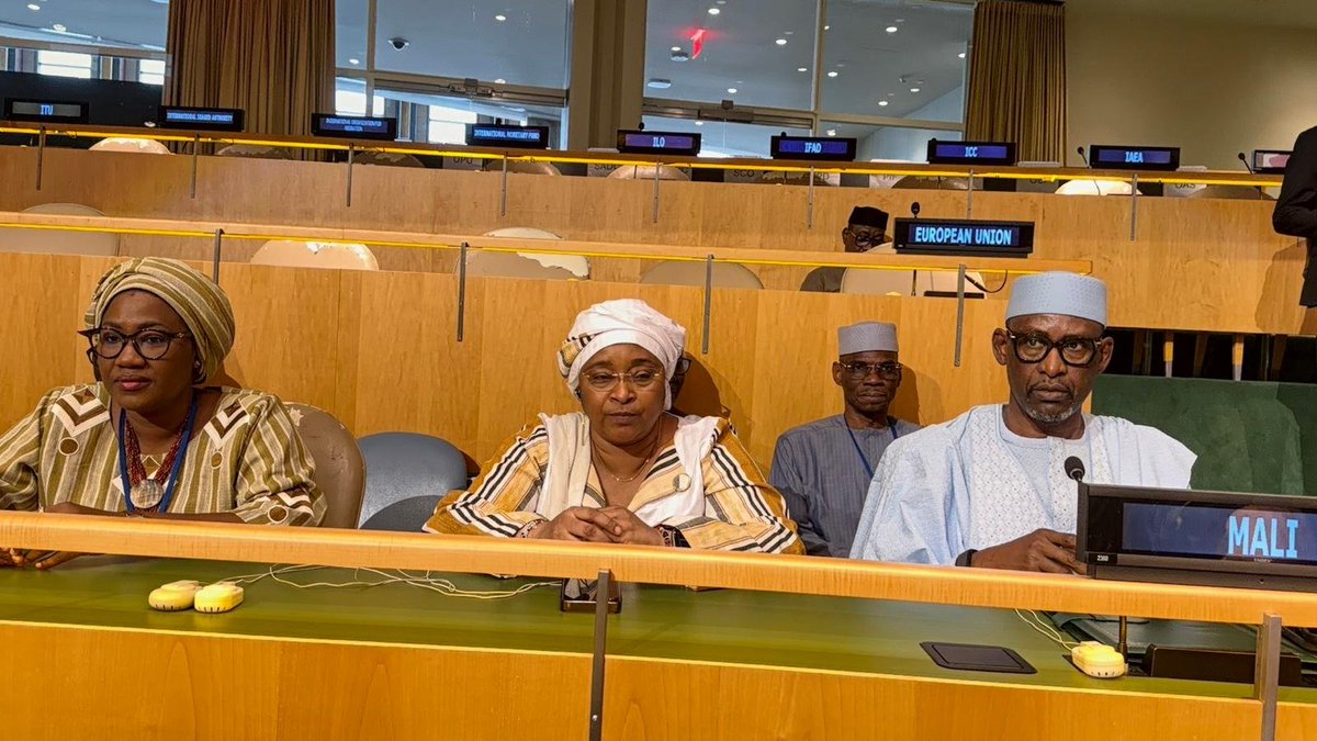 MaliMaeci's tweet photo. Discours de Son Excellence Monsieur Abdoulaye DIOP, Ministre des Affaires étrangères et de la Coopération internationale, à l’occasion de la  81ème session ordinaire de l’Assemblée générale des Nations Unies, le lundi 28 septembre 2026, à New-York.

Le lien: https://t.co/uuOeSH6T1S

Bureau de l'Information et de la Presse/MAECI.