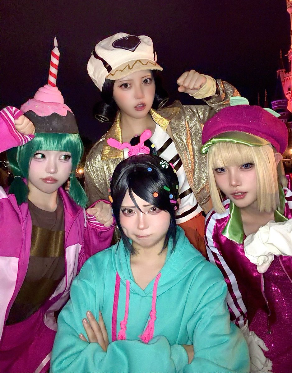 cos_berry15's tweet photo. 今年もヴァネロペー.ᐟ.ᐟ🍬🍭
去年からやりたかったレーサーで遊び倒してきた❣️
#Dハロ仮装2026 https://t.co/7qhE9zc1jf