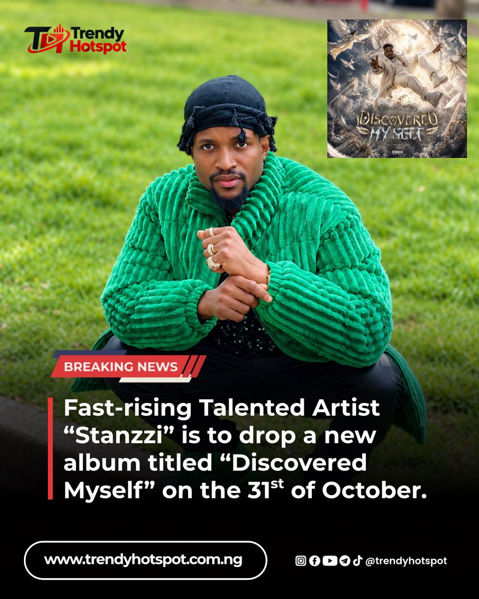 trendyhotspot_'s tweet photo. 🔥New Album Alert: Discovered Myself by  @stanzzilowo will be out on 31st of October.

Stay tuned✌️🔥 https://t.co/I63U9eZ70C