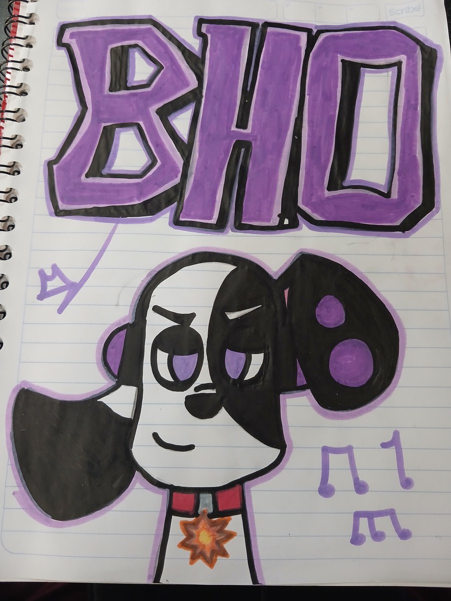 DogdayYT777's tweet photo. A GRAFFITI OF BHO. 😜😎💜🖤🤍🎵🎶

#101DalmatianStreet #Save101DalmatianStreet #OC #Disney #Graffiti #GraffitiDraw https://t.co/0AzrVSQNNl