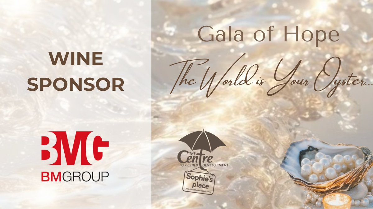 Centreforchild's tweet photo. We're so excited that BM Group is joining us as again, this year as Wine Sponsor at our upcoming Gala on October 24!
Don't wait to get your tickets to join us for a wonderful evening supporting vital services for #specialkids: https://t.co/2itK5dzyku
https://t.co/RCuVCgwRYb https://t.co/RtiD6fDdrd
