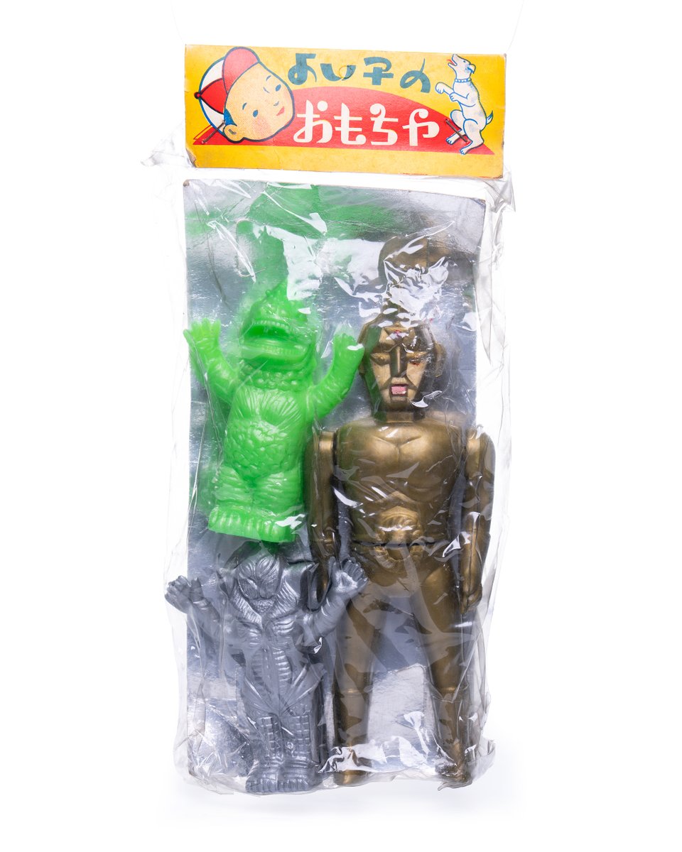 ToyUndergroundS's tweet photo. Vintage Japan 1970s bootleg Good Child Toys Spectreman Medium Size 22cm blow molded figure set
Available at our online store!
https://t.co/zfb015pF7y
#玩具 #doll #toys #レトロ #電子分光人 #spectreman #スペクトルマン #Poly #ポリ製 #blowmoldtoy #吹塑玩具 #BootlegToy #Pachi #パチ https://t.co/LPuVUsPRqi