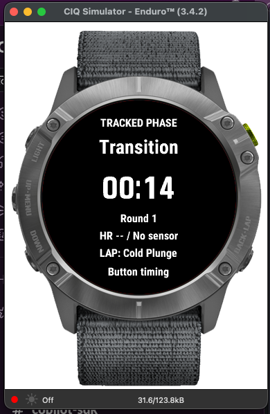 spboyer's tweet photo. Playing around with creating @Garmin apps with GitHub App.  Beautiful integration, launches the CIQ Simulator, walks through the app. #githubapp https://t.co/UnPiqsmYfI