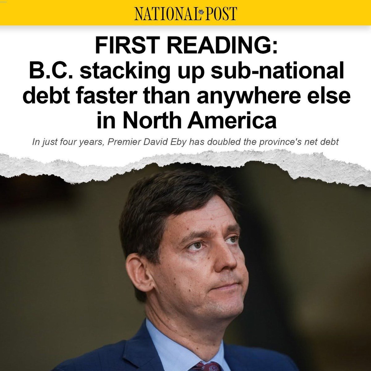 bcmtnsfreedom's tweet photo. @bcndp What we really cannot afford. Skyrocketing debt and everything is worse under NDP incompetency. https://t.co/Z2aELKe1iA