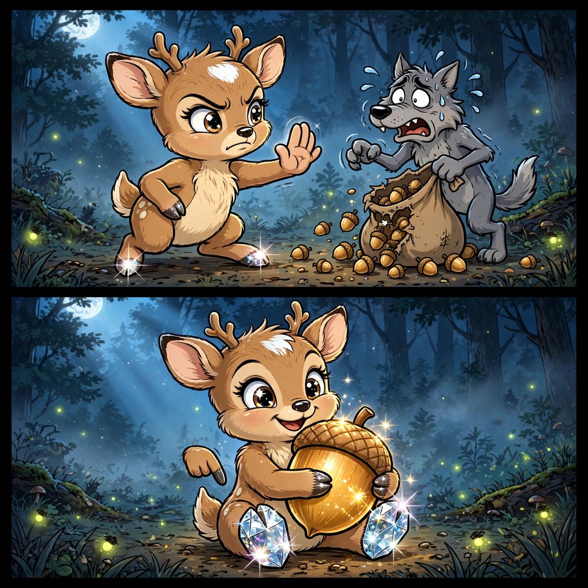 StikiWorld's tweet photo. Paper hands? Never met her. 💎🦌 My MAIN entry for the Little Doe meme contest! @LittleDoecoin @DonaldwinArc01 $DOE #LittleDoe #DOE https://t.co/Nnt3rXO6WS