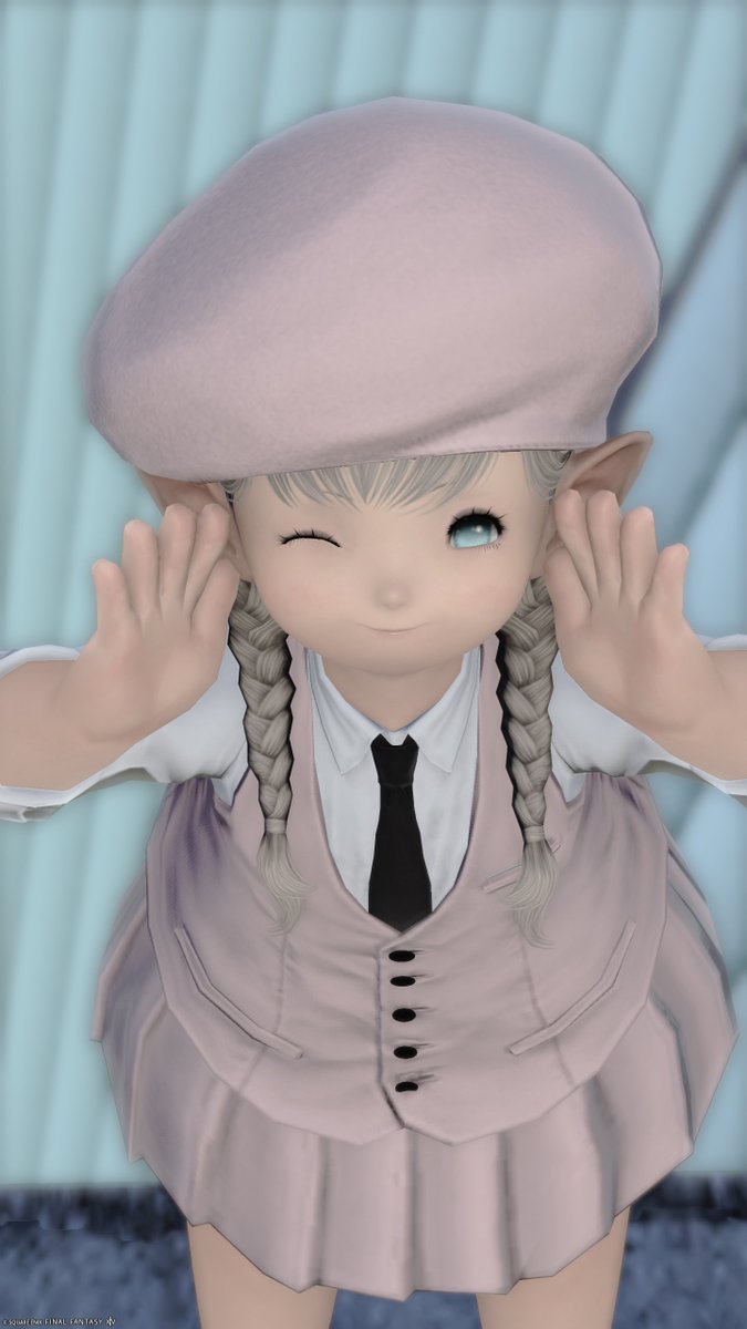 Ln_sk's tweet photo. アイドルっぽいようなやつ。かわいい
#FF14 #FF14SS #ララフェル https://t.co/00vljaX84I