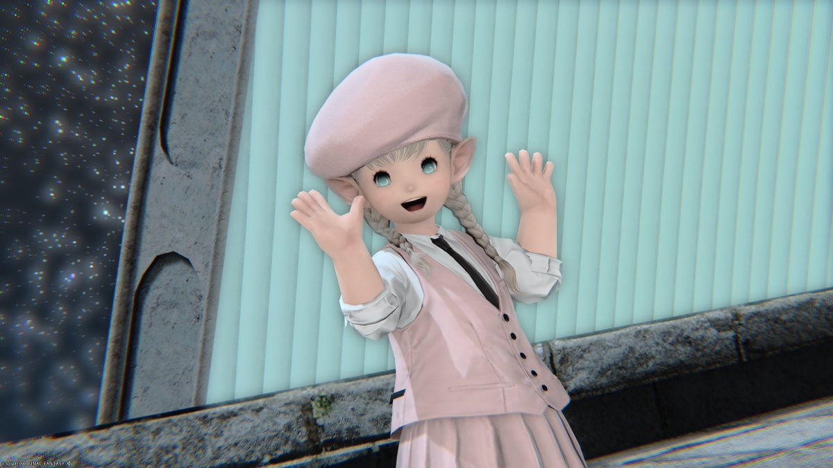 Ln_sk's tweet photo. アイドルっぽいようなやつ。かわいい
#FF14 #FF14SS #ララフェル https://t.co/00vljaX84I