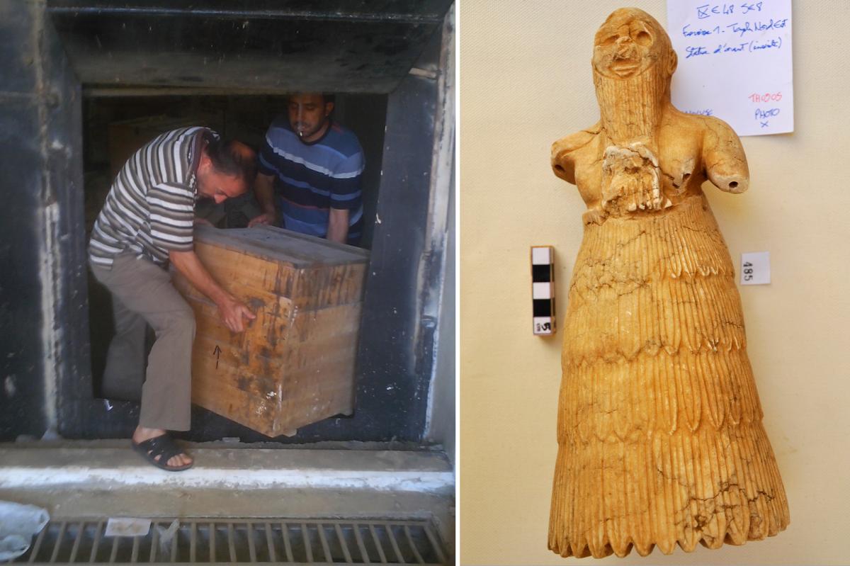 nypost's tweet photo. Archaeologists risked their lives to save thousands of treasures from Islamic State terrorists https://t.co/VKMXDdYAfL https://t.co/dROOhbxrlQ