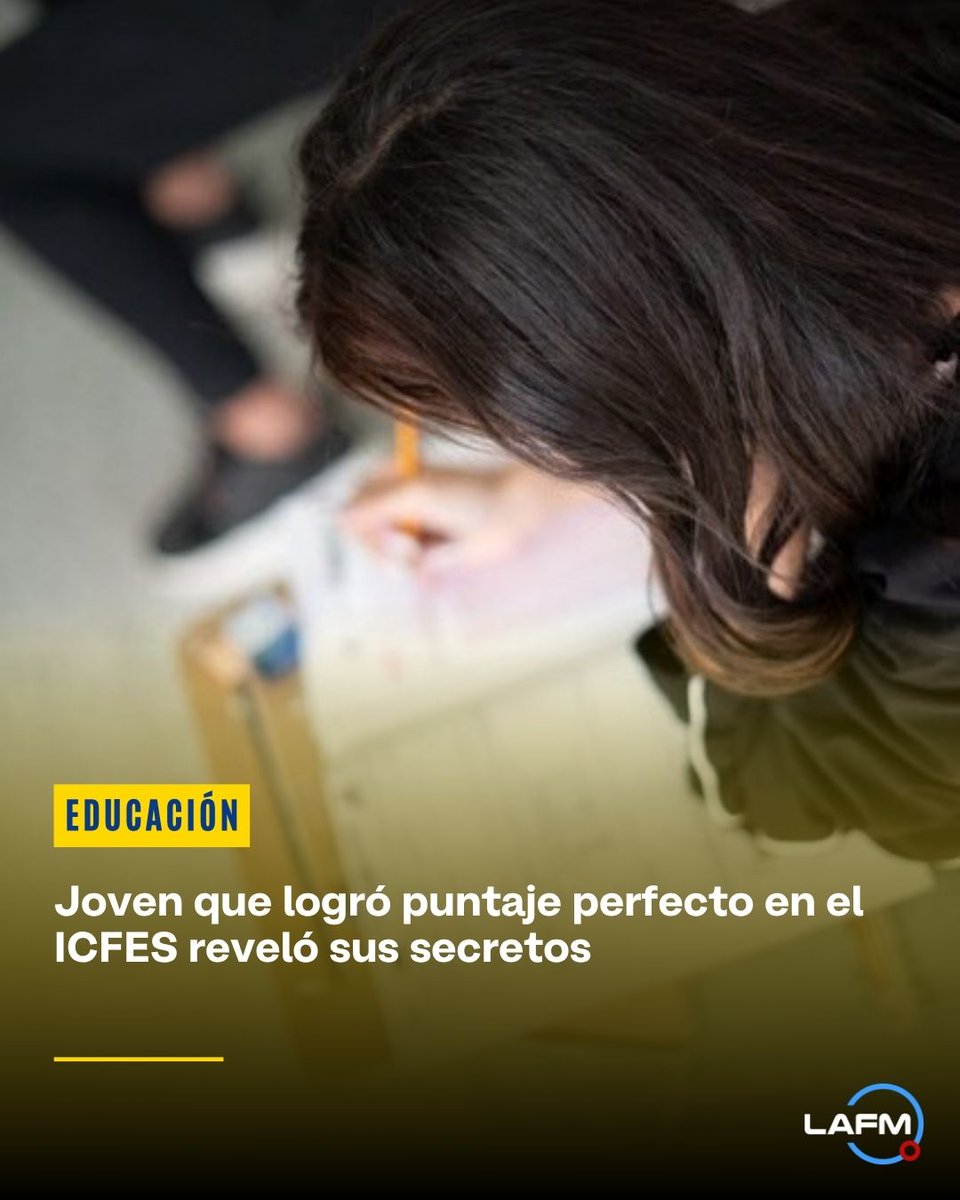 lafm's tweet photo. 💬 “El problema no es la IA, el problema es que la gente no la sabe usar”. En diálogo con #LaFM, Matías Luengas Vergel, el joven que obtuvo 500 puntos de 500 posibles en el ICFES, reveló cómo lo hizo.
📲 Todo lo que dijo el adolescente en: https://t.co/jTYJApH2jt https://t.co/hgFzU9EgHU
