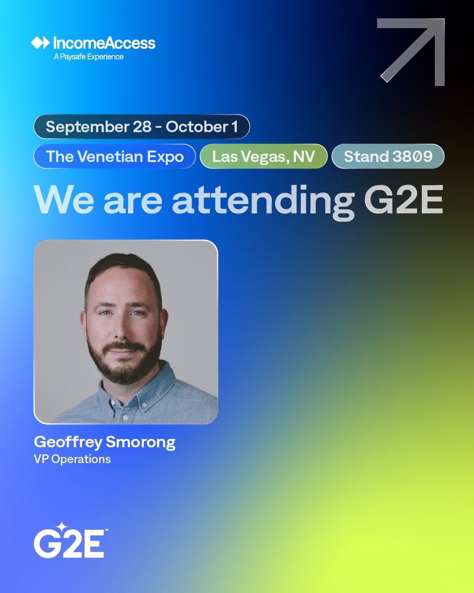 IncomeAccess's tweet photo. 🚀 We're live at SBC Summit Lisbon and G2E Las Vegas!

Our team is on the ground and ready to connect with partners and affiliates. Stop by booth E216 or stand 3809 and say hello. 👋

#SBCSummit #G2E2026 #iGaming #AffiliateMarketing #IncomeAccess #Paysafe https://t.co/PC4bzUVw3x