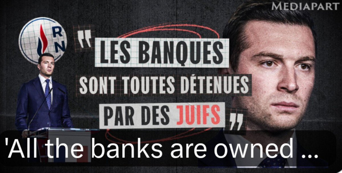 CoeurdeFrance_'s tweet photo. Je me suis coltinée l'article de Mediapart au sujet de Jordan Bardella ( en anglais car libre de droits dans la langue de Shakespeare ). 
Eh bien, n'y a pas le début du commencement d'une preuve des messages antisémites qu'il serait supposé avoir écrits à l'âge de 17 ans, pas même la moindre capture d'écran. N'oublions pas que Mediapart a déjà publié un faux dans l'affaire Sarkozy ( en prétendant l'ignorer ) et a déjà été condamné pour diffamation envers Christian Estrosi...