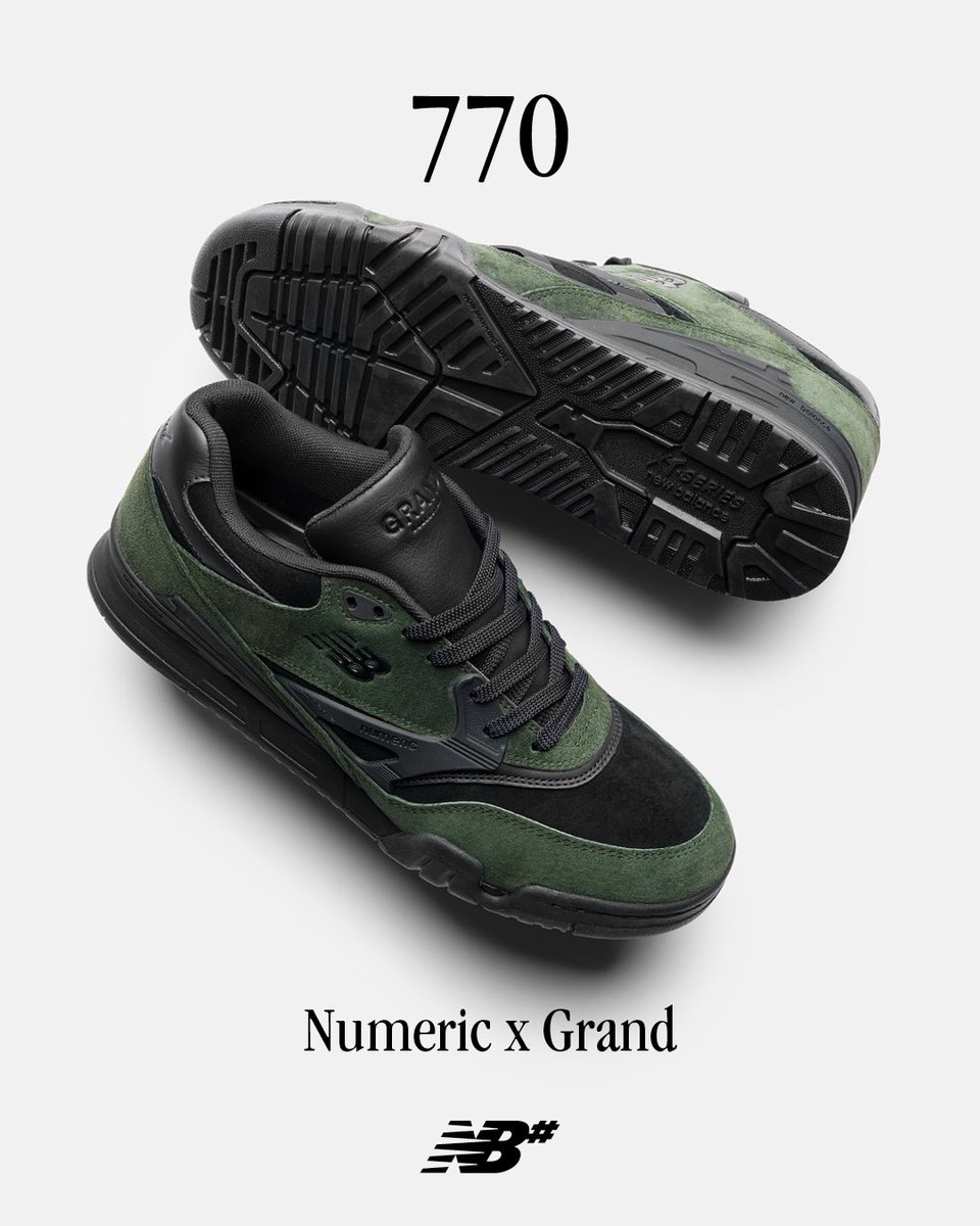 nbnumeric's tweet photo. The 770 and 508 by @grand_collection⁠
A more intelligent approach to building skate shoes.⁠ https://t.co/YevNiAehvj