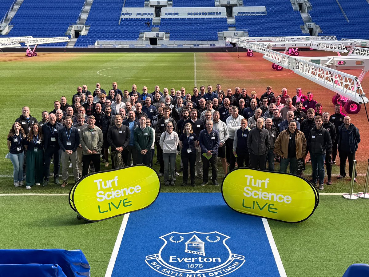 ICL_Turf's tweet photo. Last week, we welcomed turf professionals from across the UK to Turf Science Live 2026 at @EvertonStadium.

The event, in partnership with @SyngentaTurfUK was designed to provide practical insight into the challenges facing modern turf management, with a strong focus on research, technology and real world application.

Thank you to everyone who attended and contributed. From technical presentations and pitch-side sessions to live demonstrations, the event provided an opportunity to exchange knowledge, discuss current industry challenges and explore developments in turf health, stress management and performance.

We would also like to thank our guest speakers Craig Knight, Jon Howell from @Everton FC & @GlennKirby from @strigroup_ for sharing their expertise and helping to deliver a valuable day of learning.

#TurfandLandscape