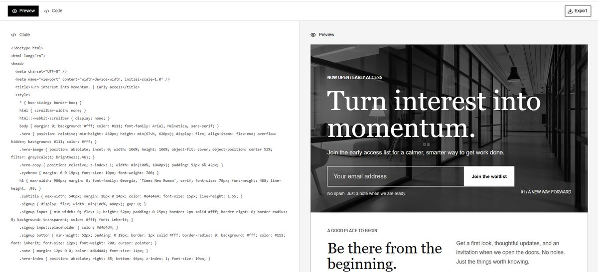 ankitkac's tweet photo. Day 3

Shipped a waitlist page builder.

New SaaS founders can make a simple waitlist page and start collecting emails.

https://t.co/EWTgc523ix
