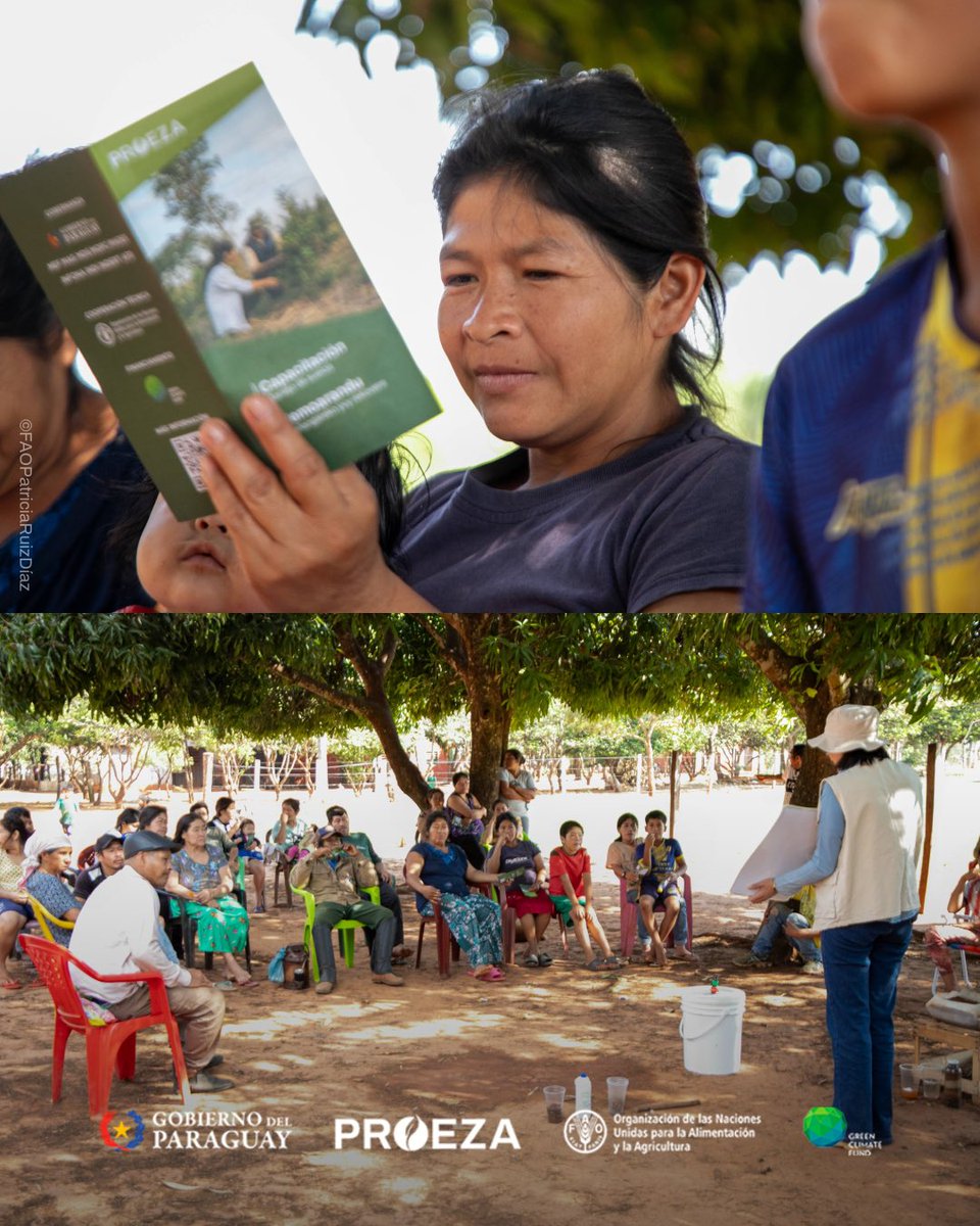 InfonaPy's tweet photo. 💡 Con #PROEZAParaguay, las familias participantes reciben capacitación en manejo de suelos, incorporando prácticas que contribuyen a una producción más sostenible y resiliente frente al cambio climático. 🌱

➡️ https://t.co/OAearjI9fw https://t.co/sm69fTKZh9