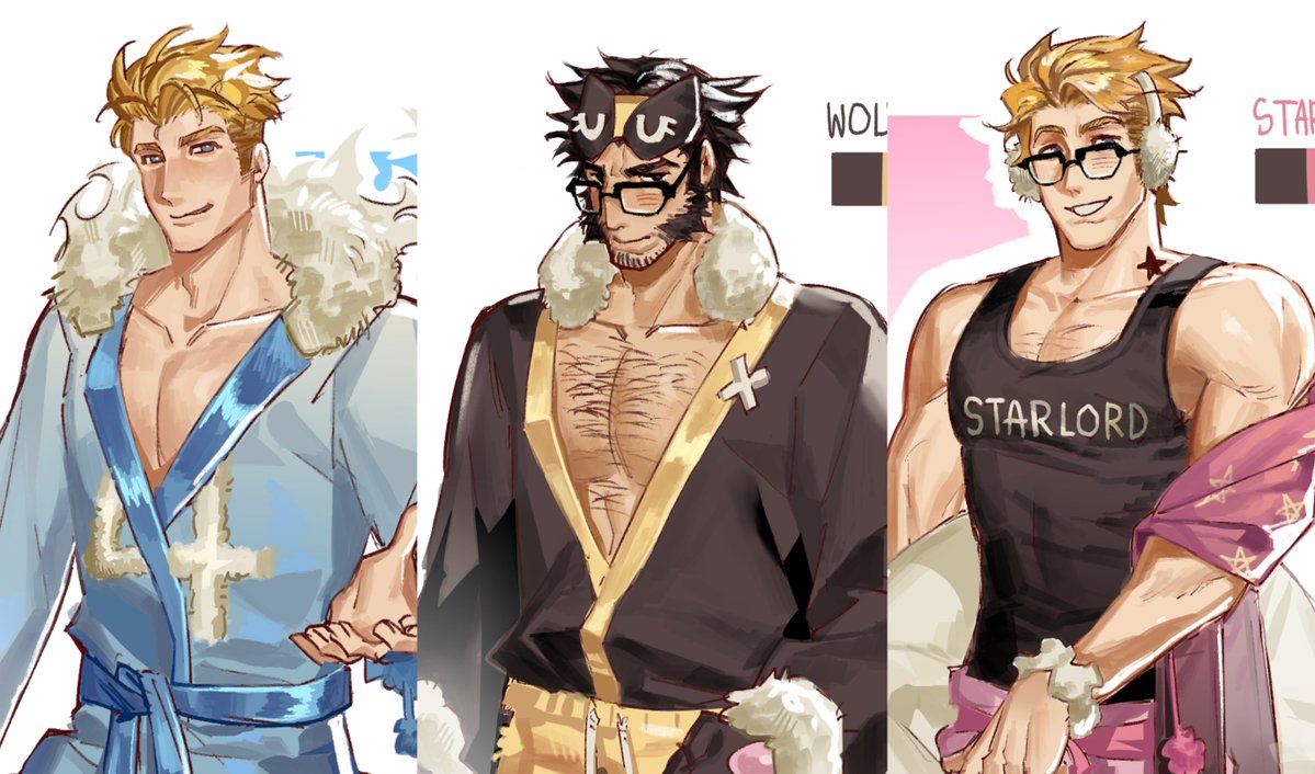 zebbi08's tweet photo. Pyjamas skins for the pretties

#starlord #wolverine #humantorch #marvelrivals https://t.co/FfA7cCUnhK