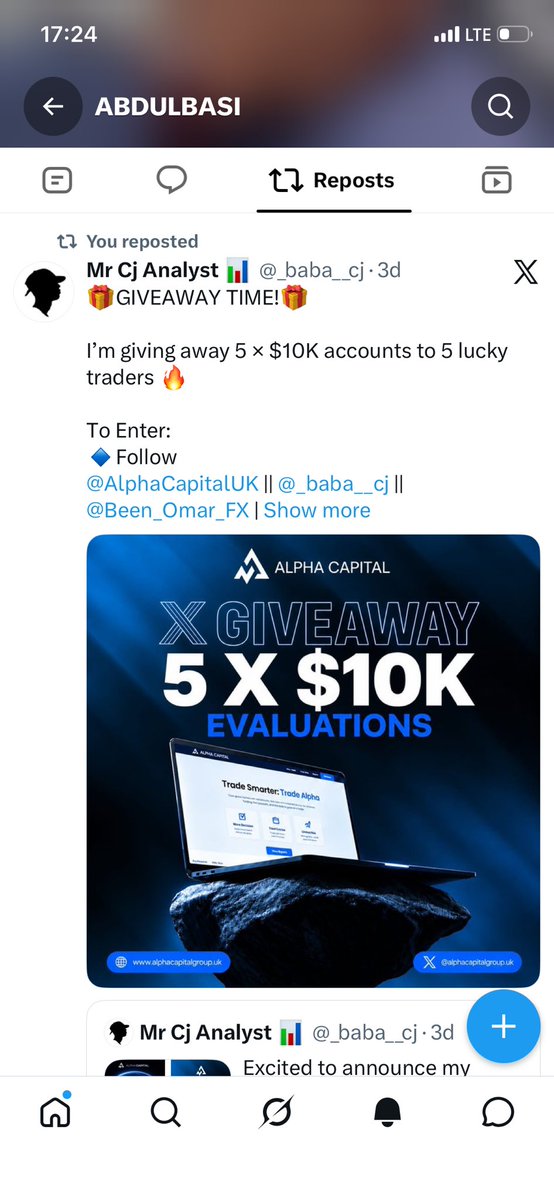 pips__hunter0's tweet photo. @_baba__cj @AlphaCapitalUK @Been_Omar_FX @TheEliteTrader_ @MaissaBa13 @NufyFx @_mai_daraja the tasks is done ✅ https://t.co/eDjPfgioHK